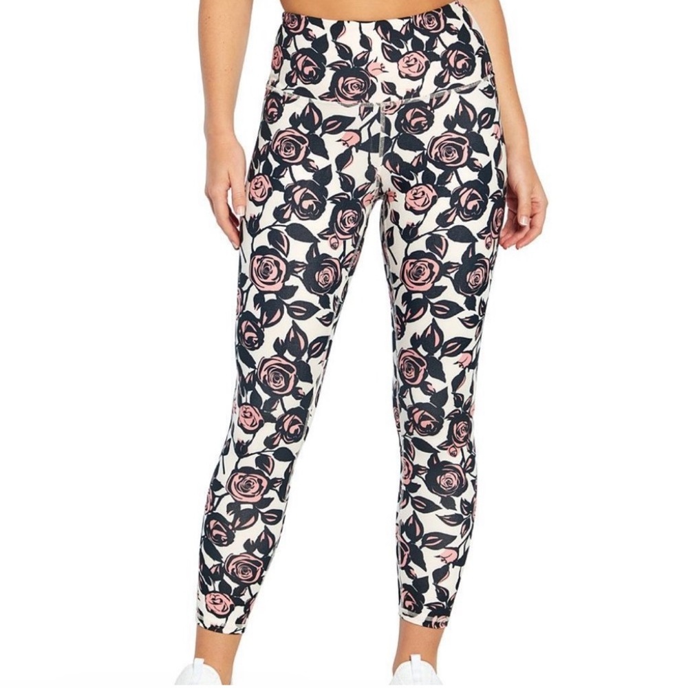 Wildfox Sweat abstract roses leggings size S